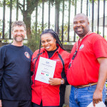 Amaka 'Wizie' Anowi gets her certificate